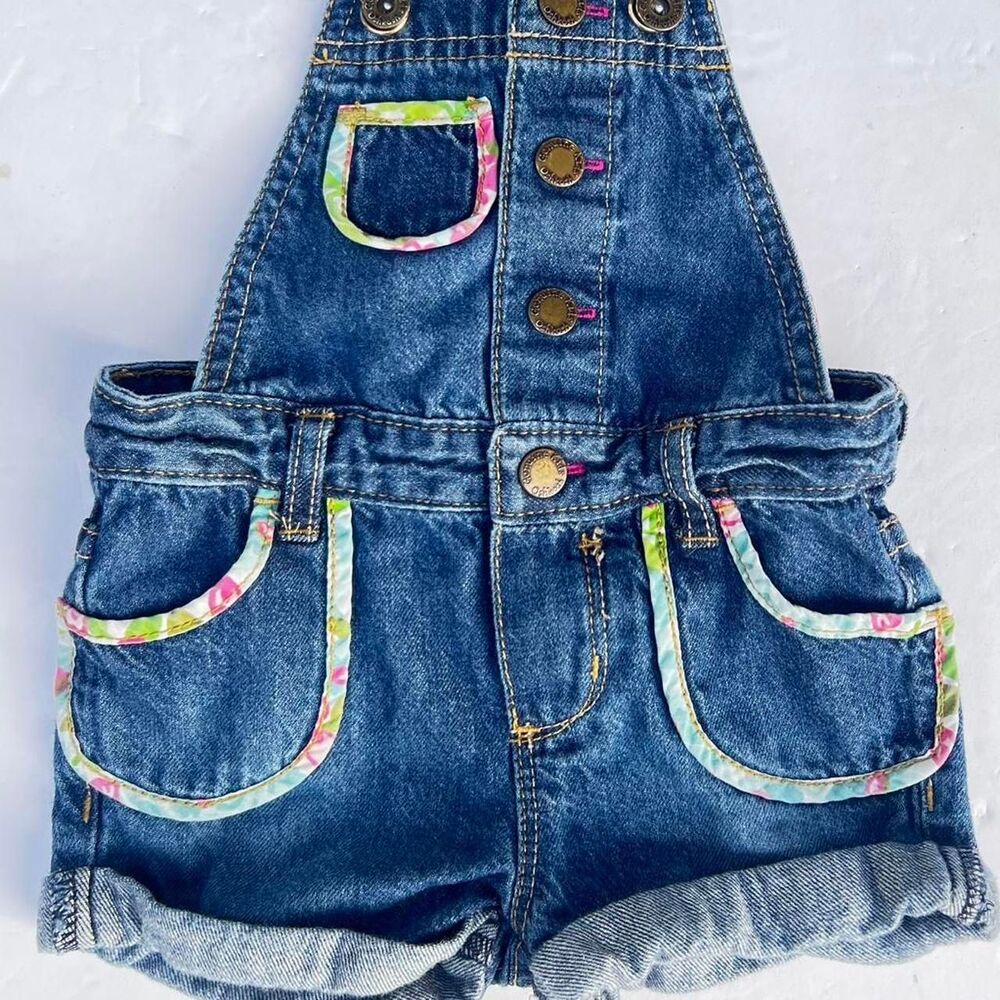Oshkosh-b-gosh Women's Blue and Navy Dungarees-overalls